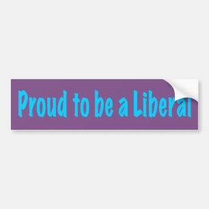 Pegatina Para Coche Orgulloso de ser liberal
