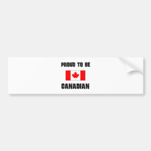 Pegatina Para Coche Orgulloso ser CANADIENSE