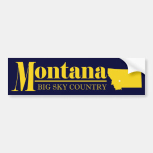 Pegatina Para Coche Oro de Montana