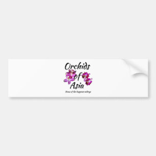 Pegatina Para Coche Orquídeas de Asia