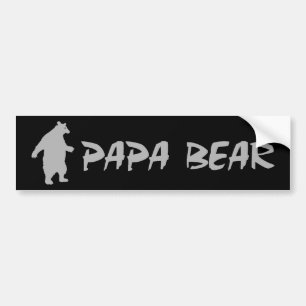 Pegatina Para Coche Oso de la papá
