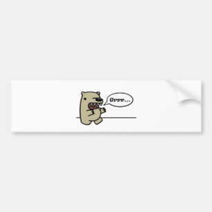 Pegatina Para Coche Oso grizzly