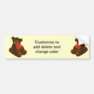 Pegatina Para Coche Oso personalizado