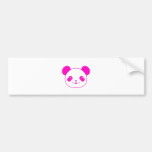 Pegatina Para Coche Oso rosa Kawaii Panda