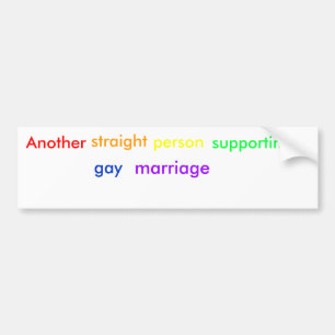 Pegatina Para Coche Otros, recto, persona, apoyando, gay,…