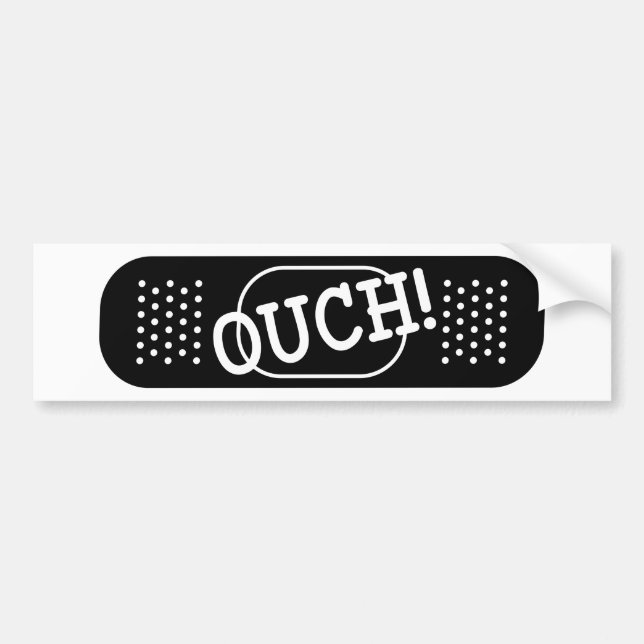 PEGATINA PARA COCHE OUCH! (Frente)