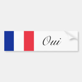 Pegatina Para Coche Oui Bumper Sticker