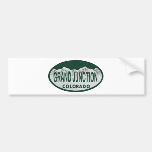 Pegatina Para Coche Óvalo de la licencia de Grand Junction