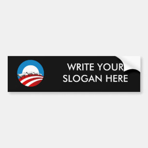 Pegatina Para Coche Ovejas de Obama