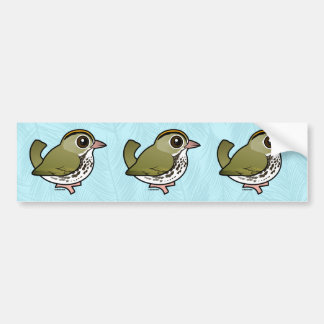 Pegatina Para Coche Ovenbird de Birdorable