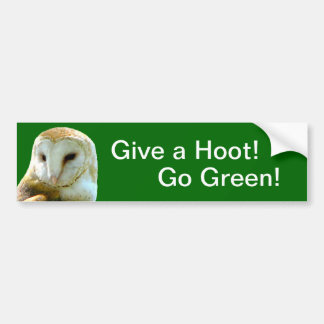 Pegatina Para Coche Owl Give Hoot