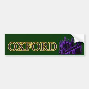 Pegatina Para Coche Oxford Inglaterra 1986 espirales constructivos púr
