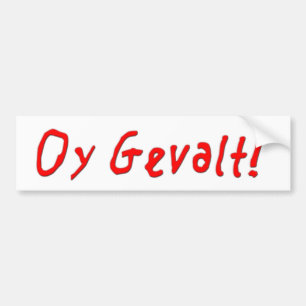 Pegatina Para Coche ¡Oy Gevalt!