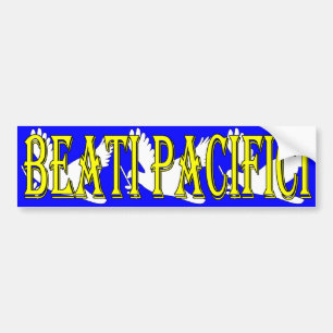 Pegatina Para Coche pacificadores bendecidos latín sobre 3 palomas