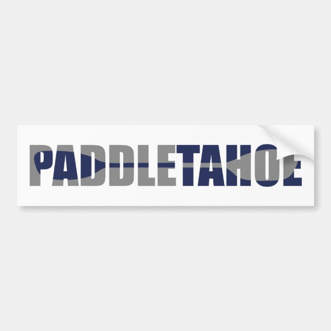 Pegatina Para Coche Paddle Lake Tahoe Kayaking (Frente)