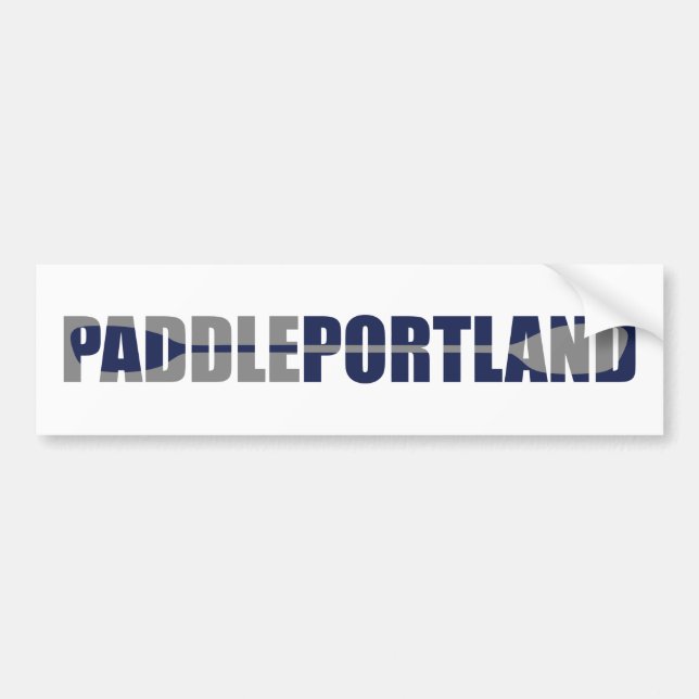 Pegatina Para Coche Paddle Portland Kayaking (Frente)