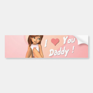 Pegatina Para Coche Padres Day Sadie Bumper Sticker