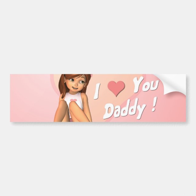 Pegatina Para Coche Padres Day Sadie Bumper Sticker (Frente)