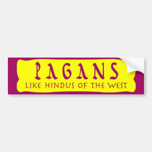 Pegatina Para Coche Pagans Como Hindúes