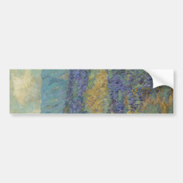 Pegatina Para Coche Paisaje con flores azules (de Granville Redmond)