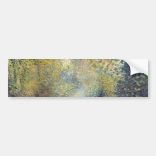 Pegatina Para Coche Paisaje en los bosques (por Pierre-Auguste Renoir)