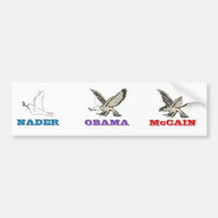 Pegatina Para Coche Pajarera Bumpersticker de la campaña