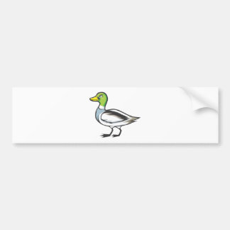 Pegatina Para Coche Pájaro serio del pato del pato silvestre