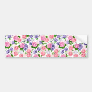 Pegatina Para Coche Pájaro y flores