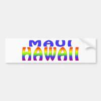 Palabras del arco iris de Maui Hawaii