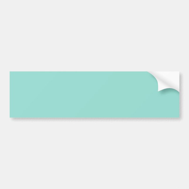 Pegatina Para Coche Pale Robin Egg Blue Solid Color (Frente)