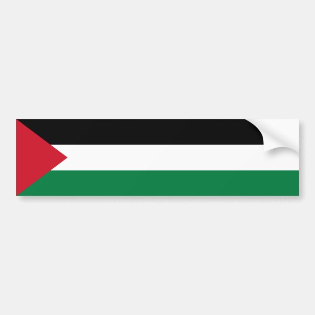 Pegatina Para Coche Palestina/bandera palestina (Frente)