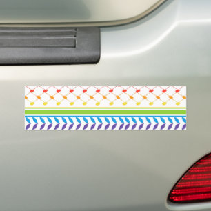Pegatina Para Coche Palestina LGBT Rainbow Keffiyeh Pattern Scarf