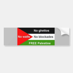 Pegatina Para Coche Palestina libre - modificada para requisitos