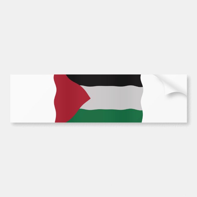 Pegatina Para Coche Palestinian flag (Frente)