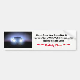 Pegatina Para Coche Palillo de parachoques dejado el carril