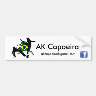 Pegatina Para Coche Palillo del parachoque de AK Capoeira el Brasil