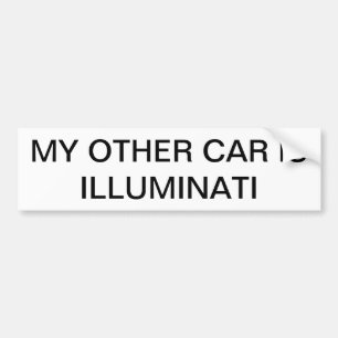 Pegatina Para Coche Palillo del parachoque de Illuminati