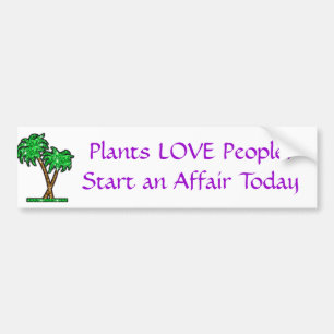 Pegatina Para Coche ¡palmera, gente del AMOR de las plantas! Comience