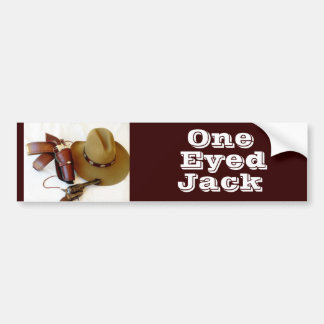 Pegatina Para Coche Palo de parachoques de acción de Cowboy