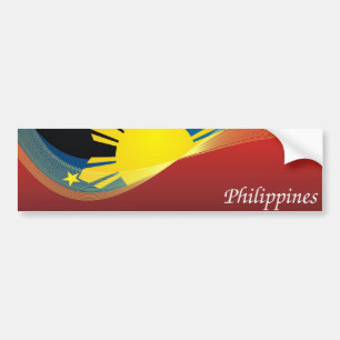 Pegatina Para Coche Palo de parachoques de Filipinas