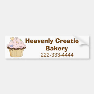 Pegatina Para Coche Panadería de encargo Bumpsticker