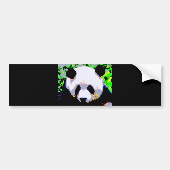 Pegatina Para Coche Panda (Frente)