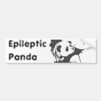Pegatina Para Coche Panda epiléptica