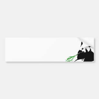 Pegatina Para Coche Panda que come el bambú
