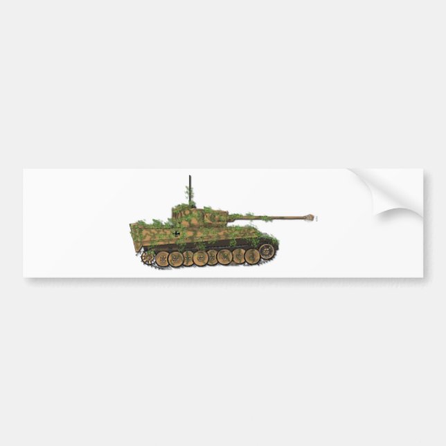 Pegatina Para Coche Panzer VI Tiger89 (Frente)