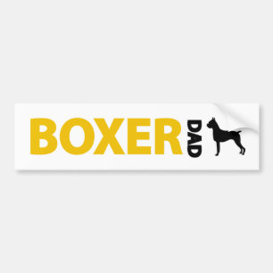 Pegatina Para Coche Papá del boxeador