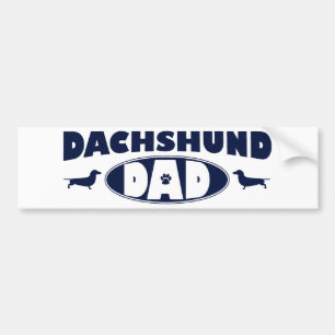 Pegatina Para Coche Papá del Dachshund