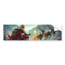 Papá Noel llegando