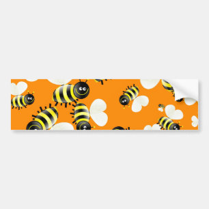 Pegatina Para Coche Papel pintado de la abeja