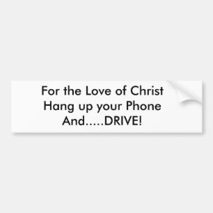 Pegatina Para Coche Para el amor de ChristHang encima de su PhoneAnd